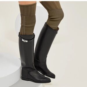 Hermes Jumping Boot Noir Size 39